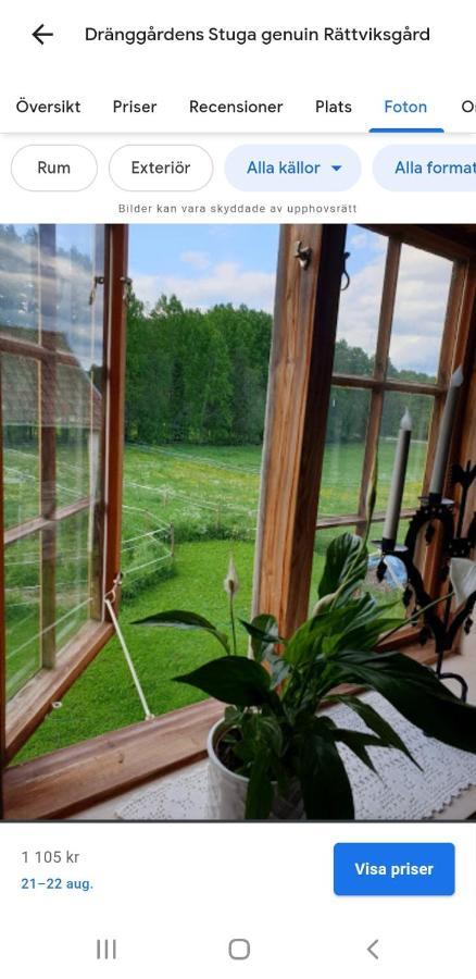Draenggardens Stuga Pa Genuin Raettviksgard Boda  Dış mekan fotoğraf